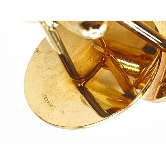 Vintage Bad Golfer Award Enamel Cufflinks Funny Gift Golfer Gift Made In Germany - Picture 2 of 3